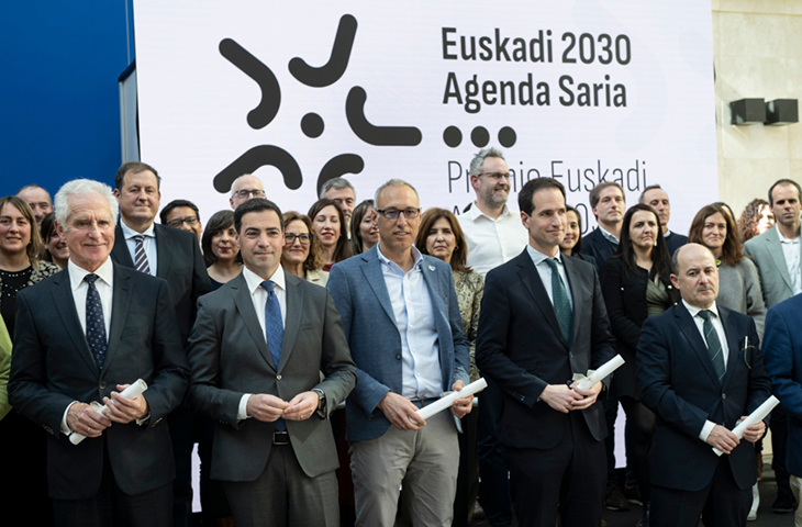 A&B galardonada en la primera edición de los Premios Euskadi Agenda 2030